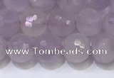 CNA789 15.5 inches 6mmm faceted round lavender amethyst beads