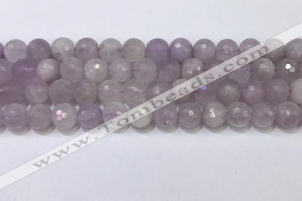 CNA791 15.5 inches 10mmm faceted round lavender amethyst beads