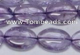 CNA833 15.5 inches 15*20mm oval natural light amethyst beads