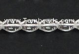 CNC38 9*13mm rice grade A natural white crystal beads wholesale