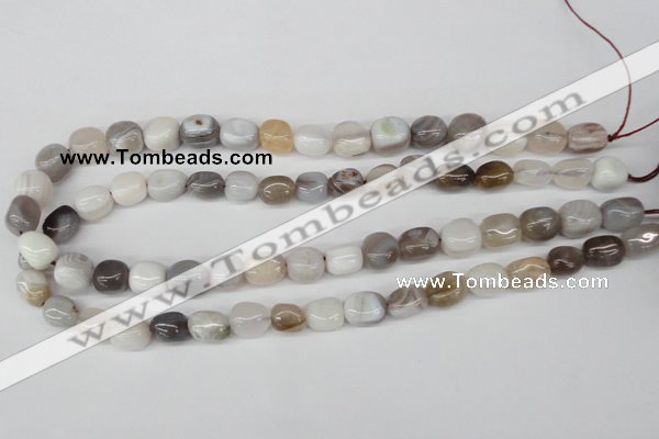 CNG10 15.5 inches 9*12mm nuggets botswana agate gemstone beads