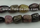 CNG1107 15.5 inches 8*12mm - 10*14mm nuggets tourmaline beads