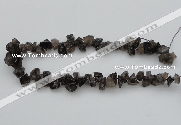 CNG1122 15.5 inches 8*12mm - 13*18mm nuggets smoky quartz beads
