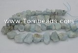CNG1125 15.5 inches 12*16mm - 20*25mm nuggets aquamarine beads