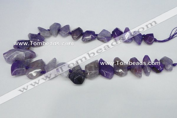 CNG1388 15.5 inches 15*20mm - 20*35mm freeform agate beads