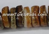 CNG1456 15.5 inches 8*25mm - 12*25mm nuggets agate gemstone beads