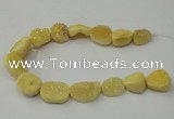 CNG1518 8 inches 12*16mm - 15*22mm freeform agate beads