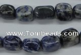 CNG212 15.5 inches 10*14mm nuggets sodalite gemstone beads