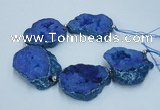 CNG2361 7.5 inches 40*50mm - 55*60mm freeform druzy agate beads