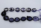 CNG2531 15.5 inches 20*25mm - 25*35mm freeform druzy agate beads