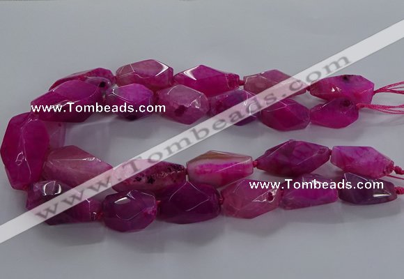 CNG2733 15.5 inches 15*30mm - 20*40mm nuggets agate beads