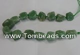 CNG3007 15.5 inches 15*20mm - 22*30mm nuggets green aventurine beads