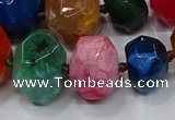 CNG3180 15.5 inches 12*16mm - 25*30mm nuggets agate beads