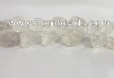 CNG3558 15.5 inches 18*20mm - 25*30mm nuggets rough white crystal beads