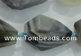 CNG376 15.5 inches 18*22mm – 25*38mm faceted nuggets agate beads