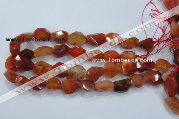 CNG392 15.5 inches 18*20mm – 22*25mm faceted nuggets agate beads