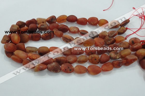 CNG430 15.5 inches 13*18mm nuggets agate gemstone beads