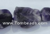 CNG435 15.5 inches 15*20mm – 20*32mm nuggets amethyst beads