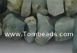 CNG5012 15.5 inches 10*15mm - 15*20mm nuggets aquamarine beads