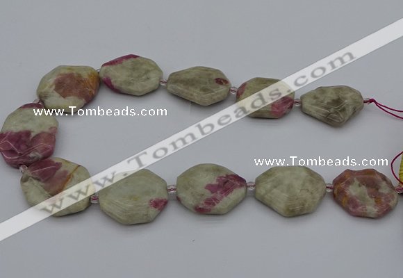 CNG5312 15.5 inches 20*30mm - 35*45mm freeform tourmaline beads