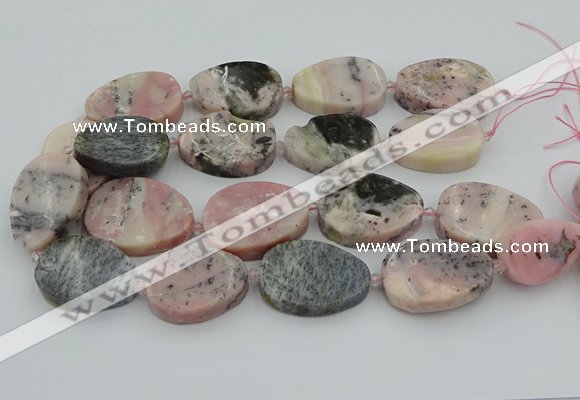 CNG5748 15.5 inches 25*35mm - 30*40mm freeform pink opal beads