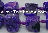 CNG6002 15.5 inches 12*16mm - 15*18mm nuggets agate beads