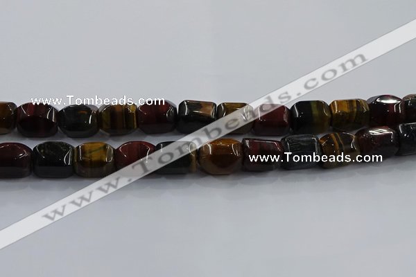 CNG6427 15.5 inches 15*20mm faceted nuggets mixed tiger eye beads