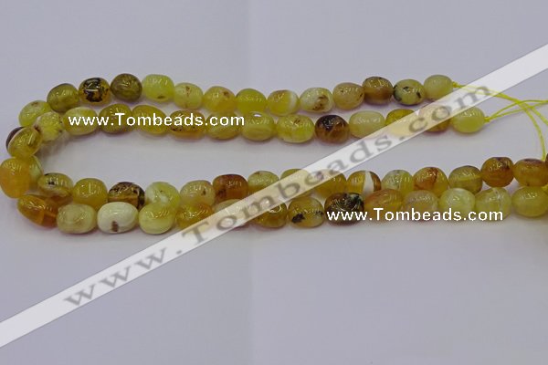 CNG6880 15.5 inches 8*12mm - 10*14mm nuggets yellow opal beads