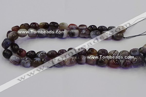 CNG6883 15.5 inches 8*12mm - 10*14mm nuggets botswana agate beads