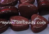 CNG695 15.5 inches 13*18mm - 15*16mm freeform goldstone beads