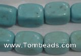 CNG730 15.5 inches 15*18mm nuggets synthetic turquoise beads wholesale