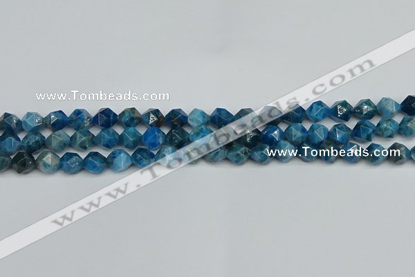 CNG7430 15.5 inches 6mm faceted nuggets apatite gemstone beads