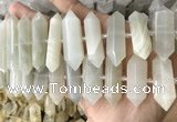 CNG7933 15.5 inches 10*22mm - 12*45mm faceted nuggets moonstone beads