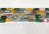 CNG8398 15.5 inches 8*18mm - 10*25mm freeform agate beads