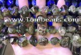 CNG8598 12*16mm - 13*18mm faceted nuggets green garnet beads
