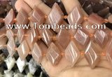 CNG8638 13*20mm - 15*25mm faceted freeform moonstone beads