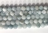 CNG9086 15.5 inches 10mm faceted nuggets aquamarine gemstone beads