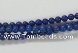 CNL203 15.5 inches 4mm round natural lapis lazuli beads wholesale
