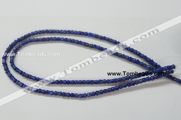 CNL237 15.5 inches 5*7mm bamboo shape natural lapis lazuli beads wholesale