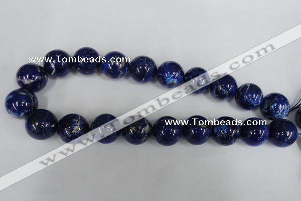 CNL410 15.5 inches 20mm round natural lapis lazuli gemstone beads