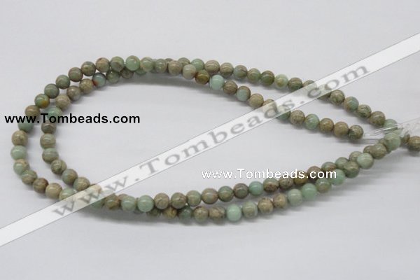 CNS01 16 inches 8mm round natural serpentine jasper beads wholesale
