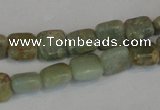 CNS212 15.5 inches 6*6mm square natural serpentine jasper beads