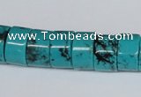 CNT26 16 inches 9*14mm wheel natural turquoise beads wholesale