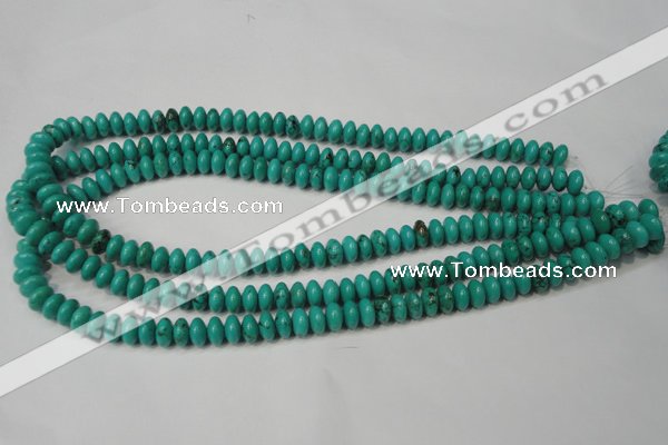 CNT361 15.5 inches 5*8mm rondelle turquoise beads wholesale