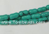CNT372 15.5 inches 5*10mm bone turquoise beads wholesale
