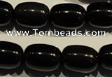 COB464 15.5 inches 13*18mm drum black obsidian beads wholesale