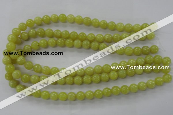 COJ104 15.5 inches 10mm round olive jade beads wholesale