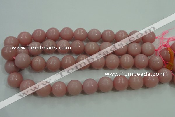 COP1217 15.5 inches 18mm round Chinese pink opal gemstone beads