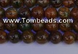 COP1361 15.5 inches 6mm round African green opal beads wholesale
