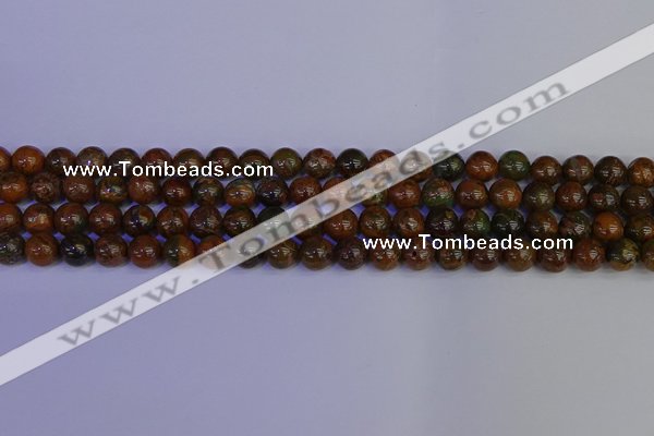 COP1362 15.5 inches 8mm round African green opal beads wholesale